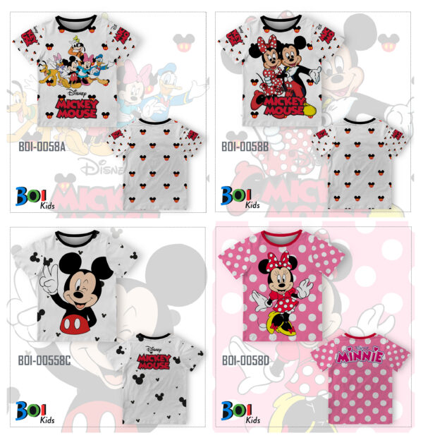 Baju Kaos Anak Anak Mickey Mouse | WA 0812-2411-6545